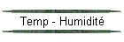 Temp - Humidit